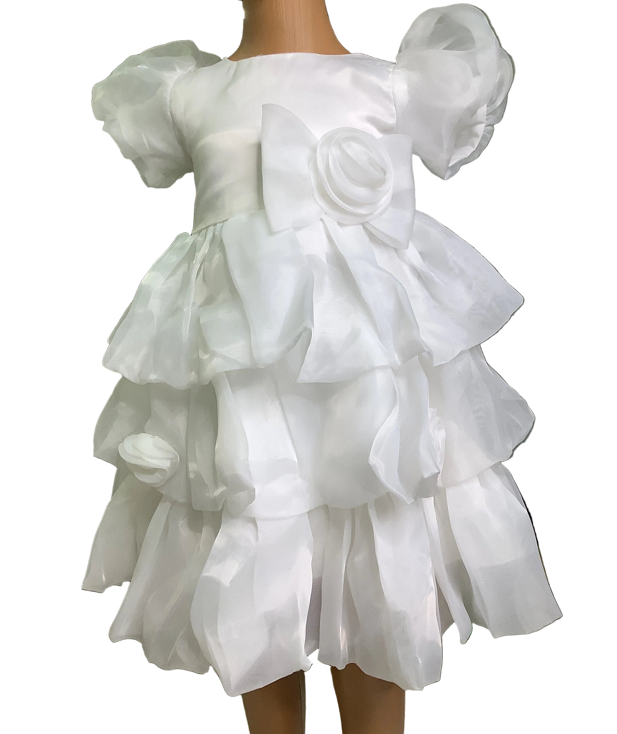 Baby Girls Peach Ball Gown
