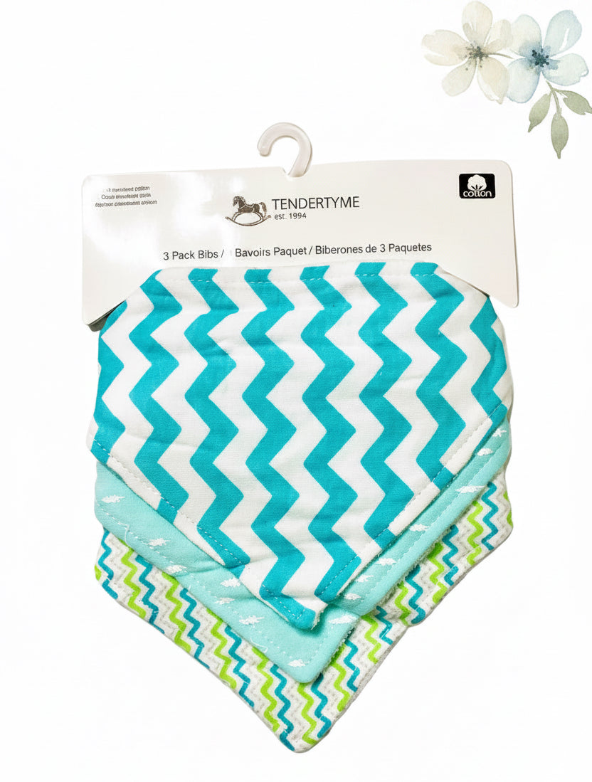 Tendertyme 3 Pack Bibs