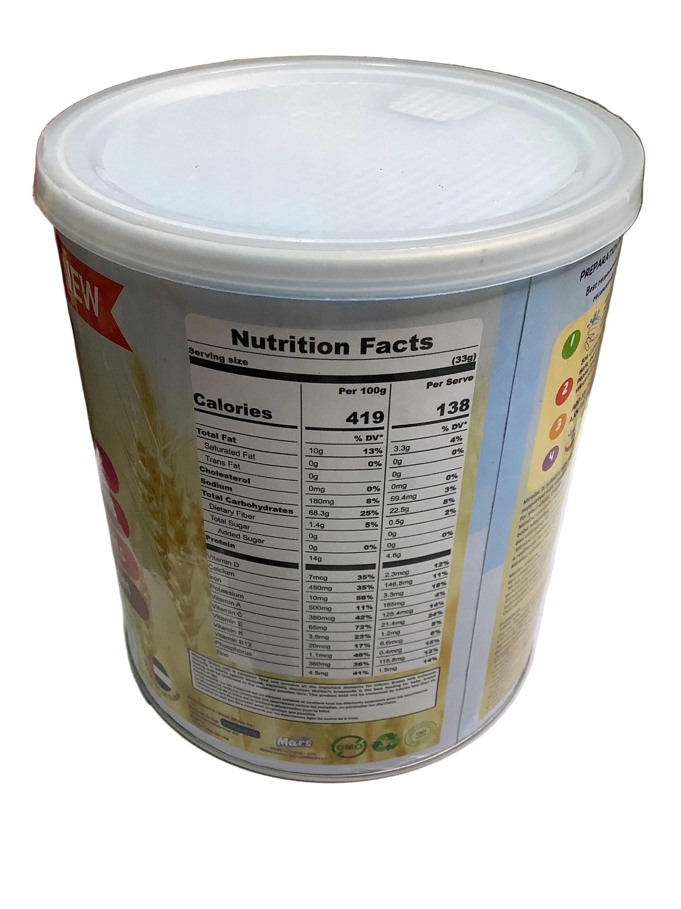 Miralac Wheat & Milk with Fruits Cereal(400g)