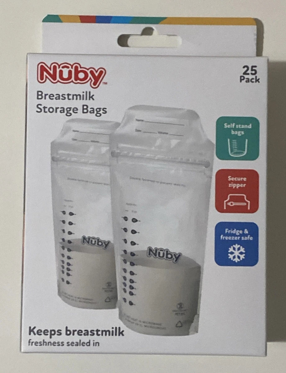 Nuby Braestmilk Storage Bags (25 pack)