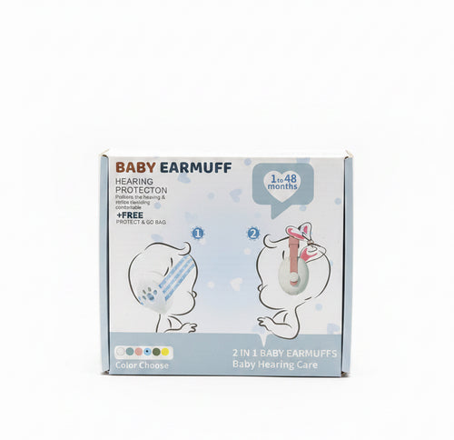 2in1 Baby Earmuffs 1-48months