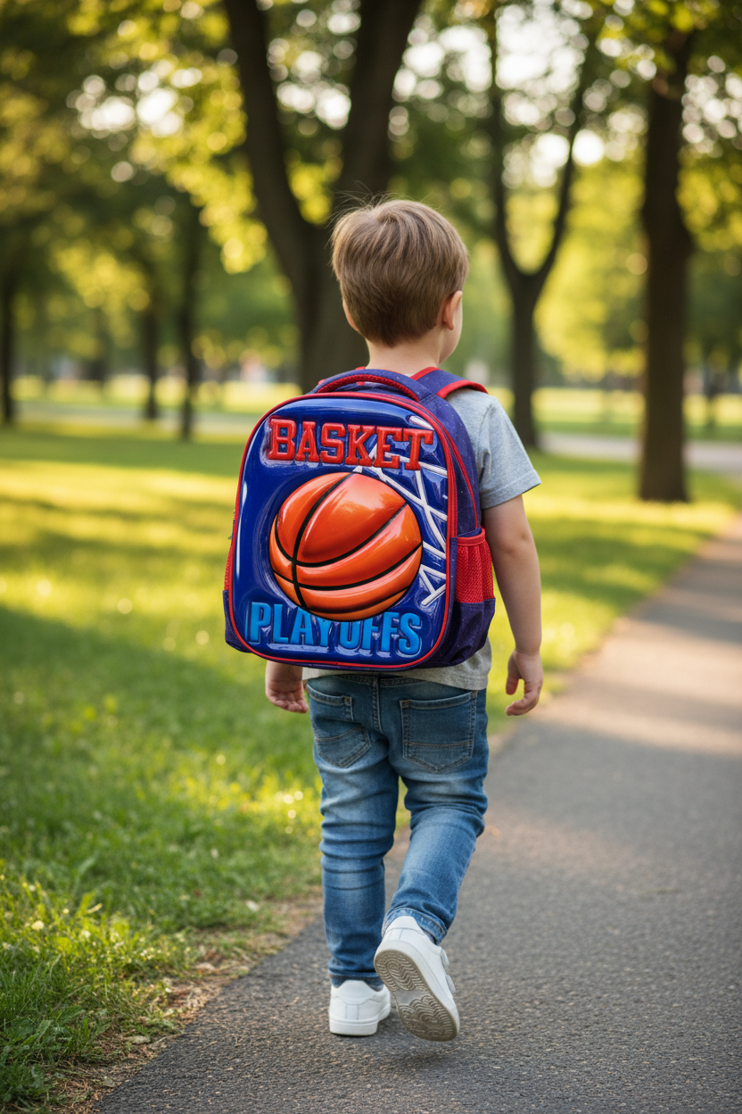 Basketball Play Offs Mini Back To School Backpack.