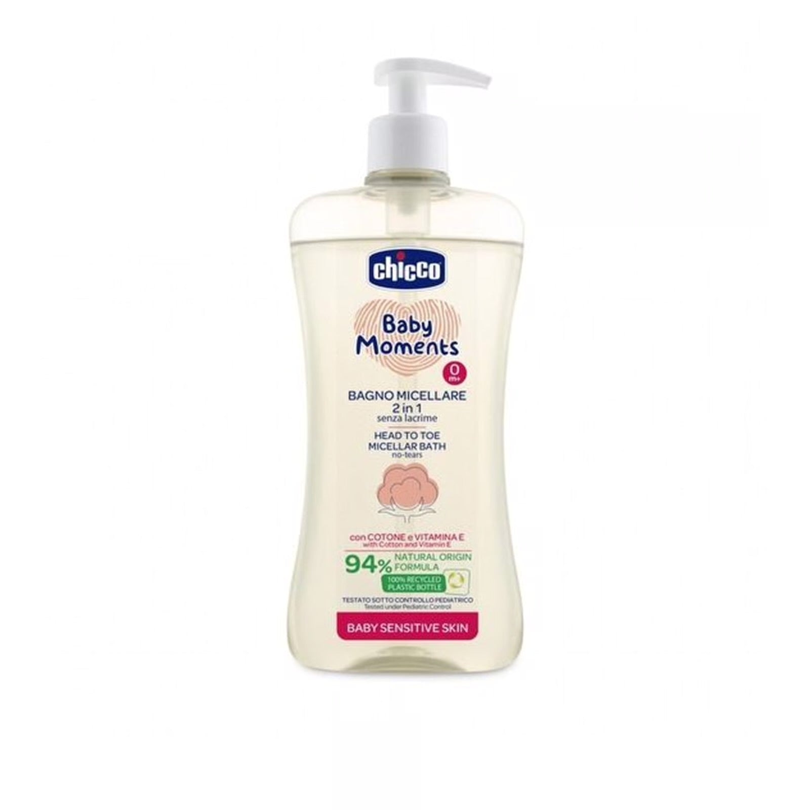 Chicco Baby Moments Bagno Micellare (Head To Toe) 500ml.