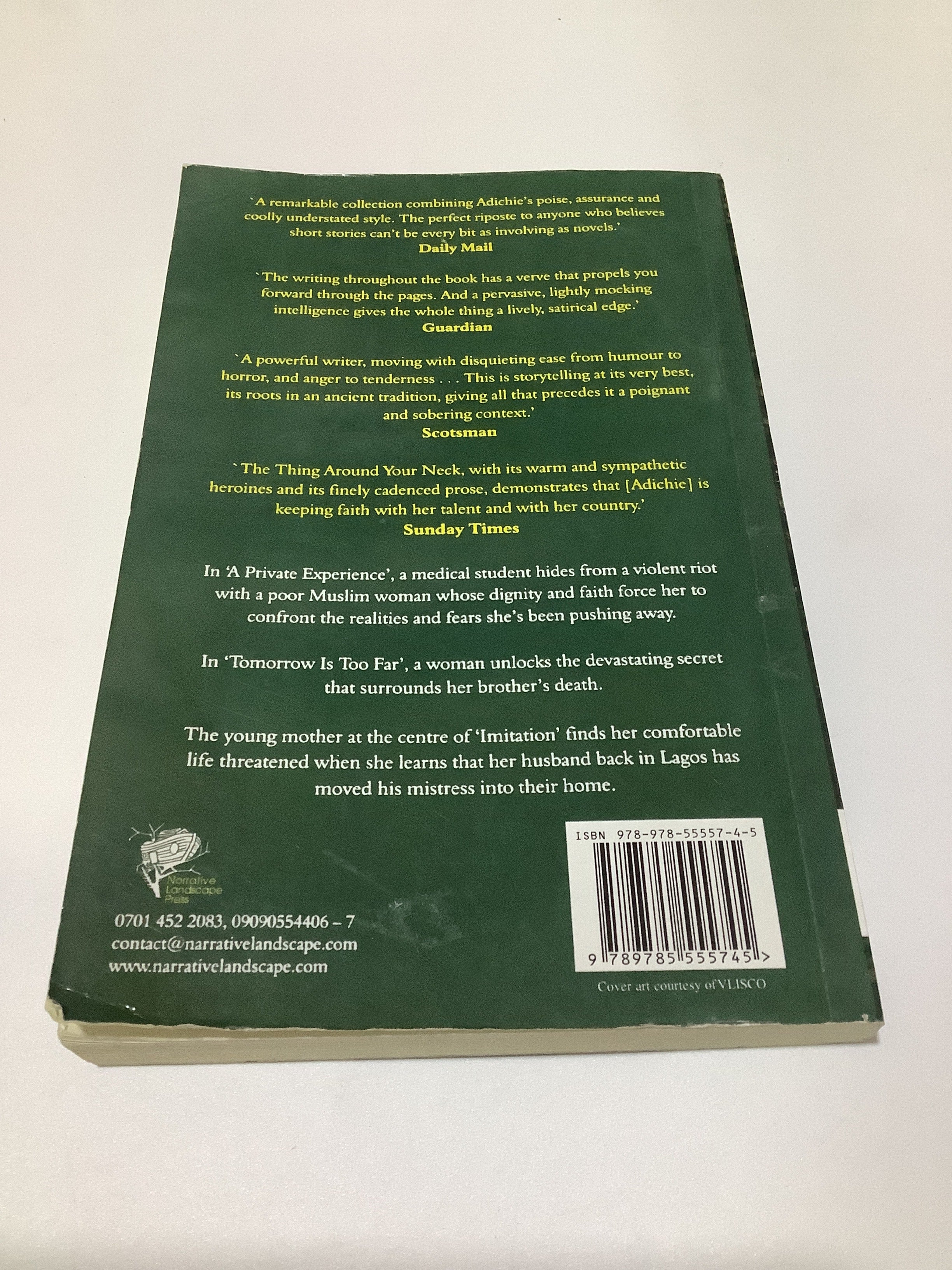 The Thing Around Your Neck By Chimamanda Ngozi Adichie.