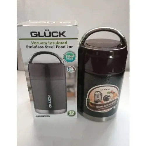 Gluck Vacuum Insulated Stainless Steel Food Jar (850ml).