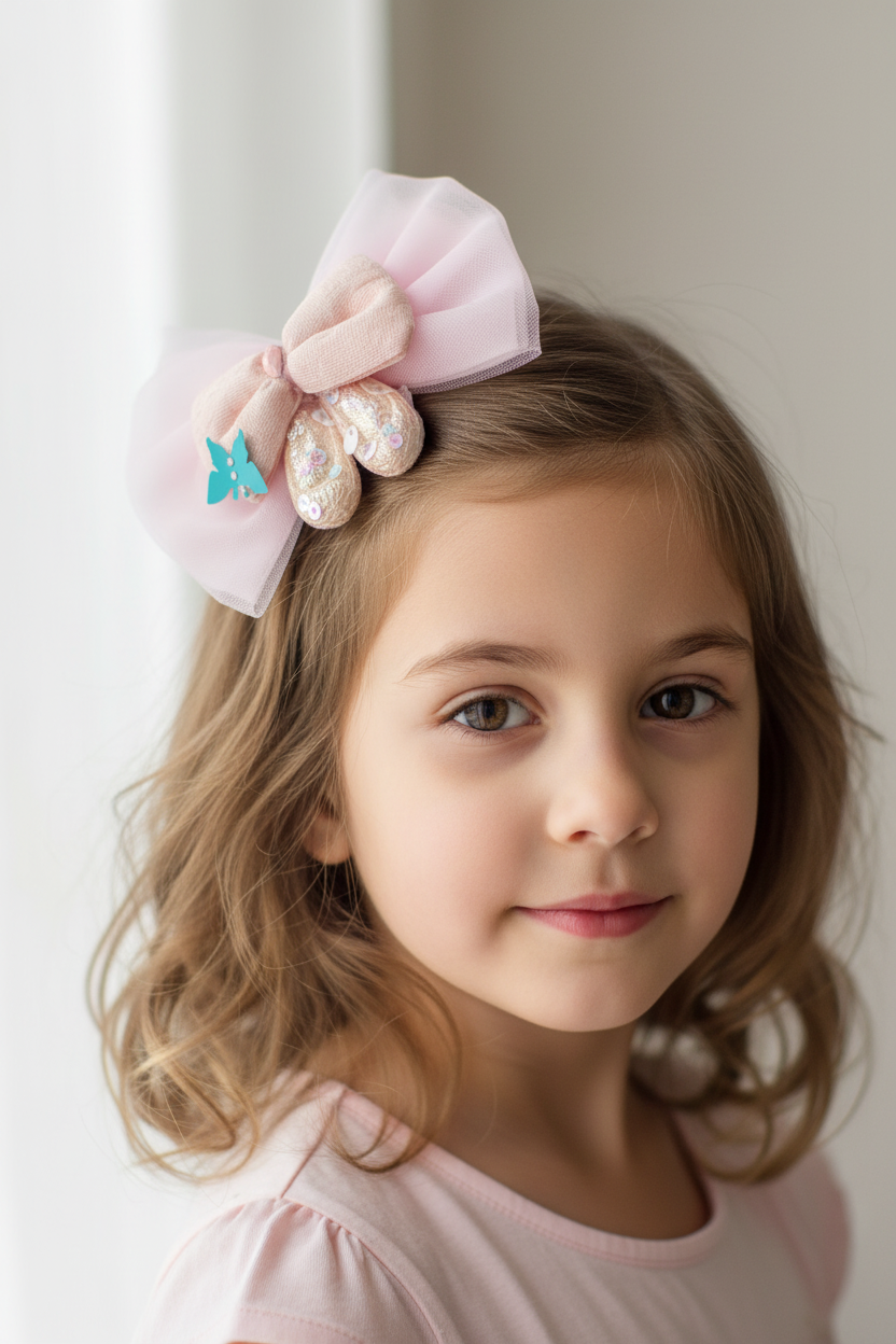 Huayingbingfen Flower Colourful Girl's Hair pin