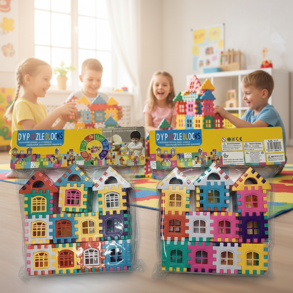 DIY Puzzle Blocks (Building Blocks That Accompany Children's Growth)..