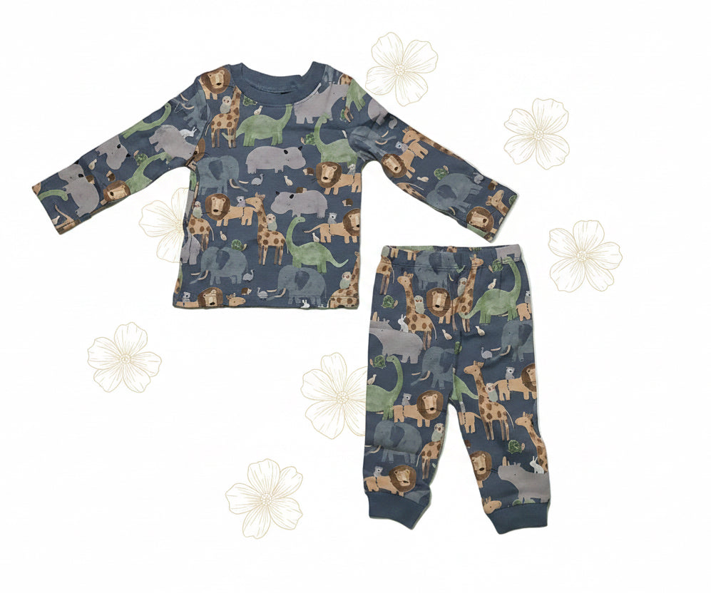 George Baby 2 Pack Long Sleeve Pyjamas