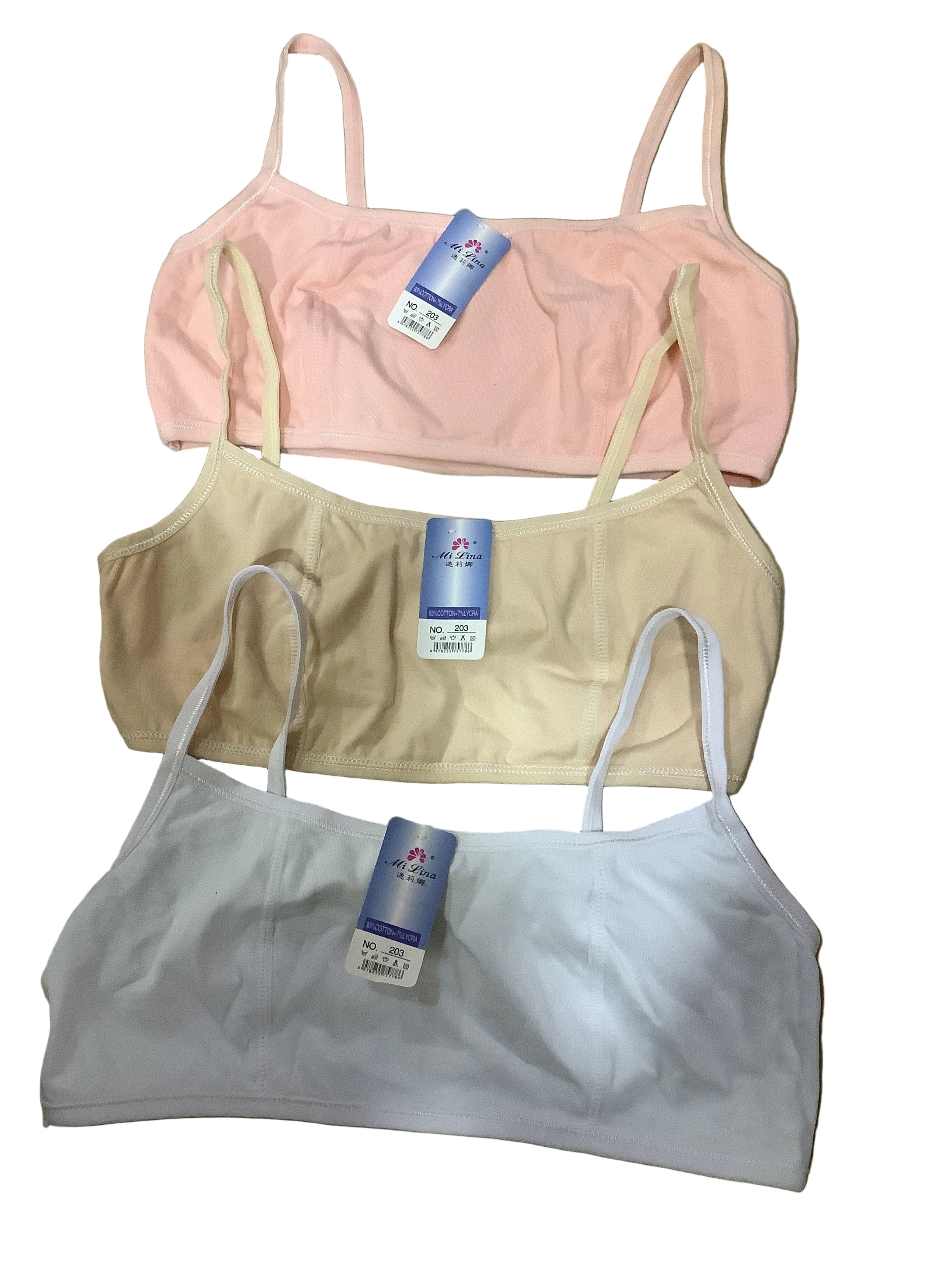 Mi Lina / Yu Zhou Xing Beautiful Girl's Bra Top (Half Cut).