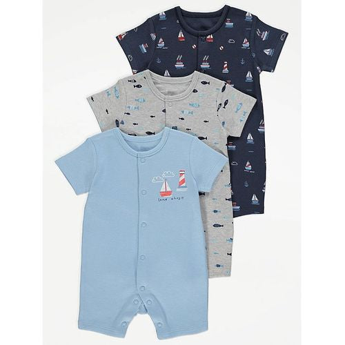 George 3in1 Rompers Sleep Suits (First Size/New Born)