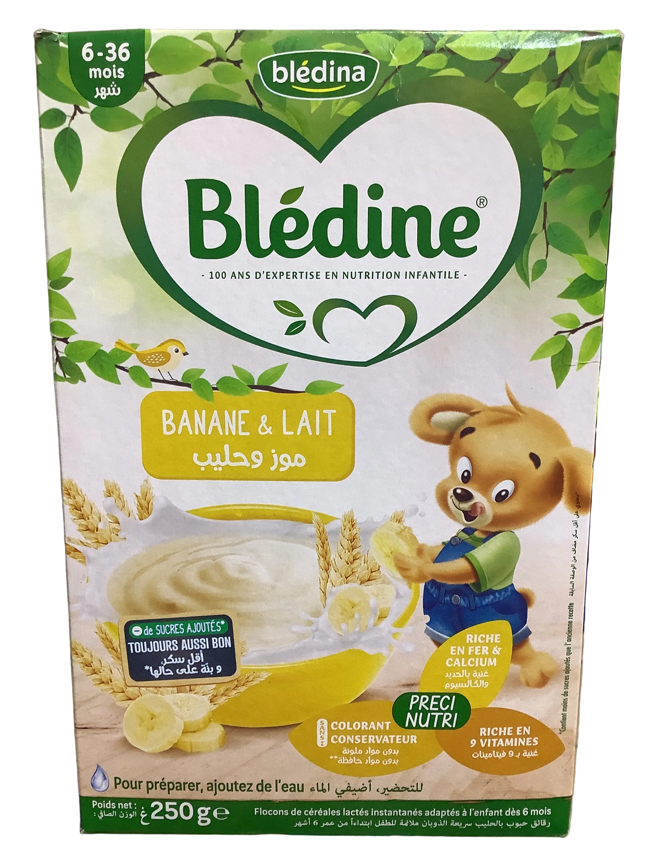 Bledine Banane & Lait 250g (6-36months)