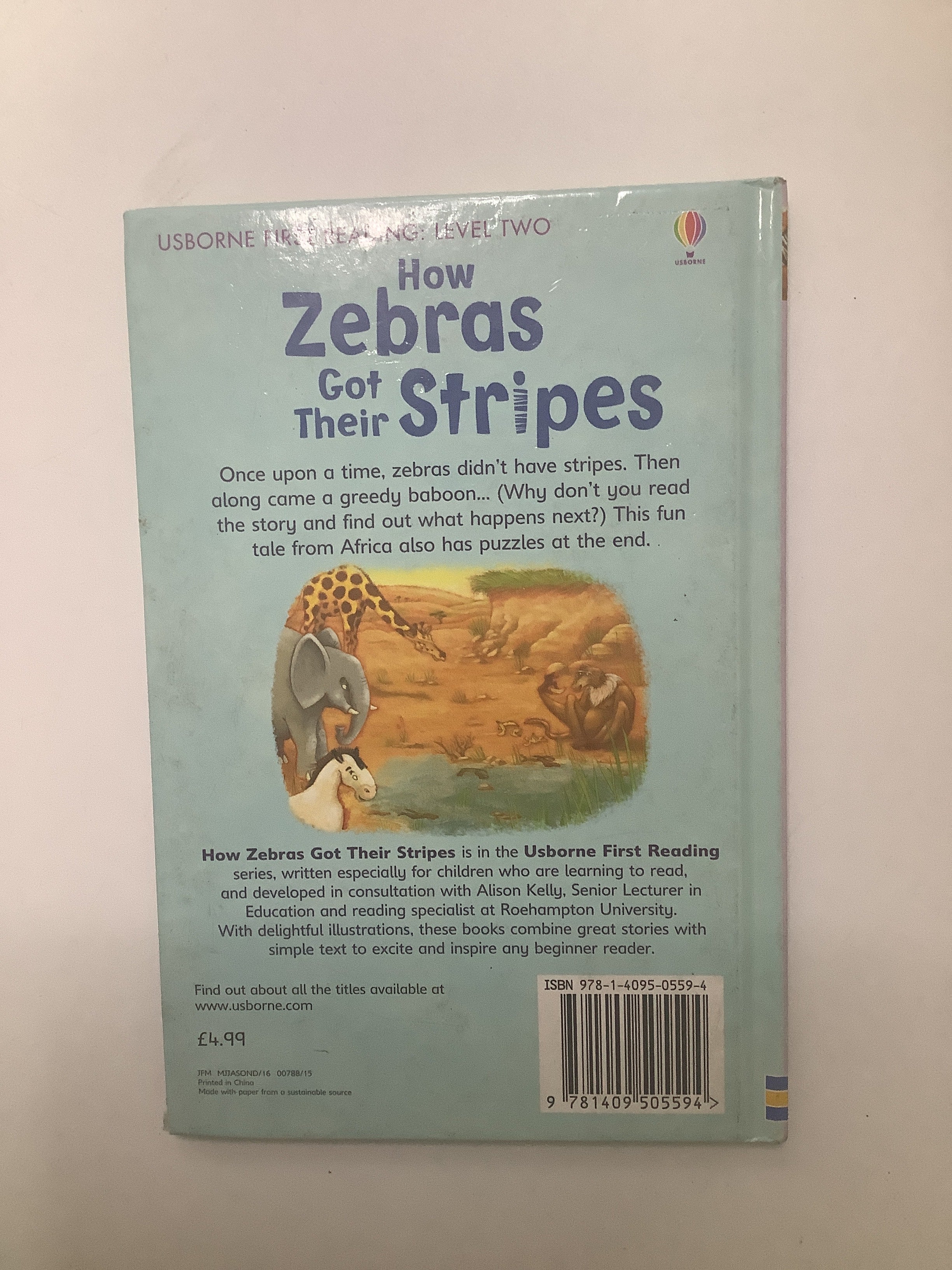 Uborne Young Reading (How Zebras Got Their Stripes).