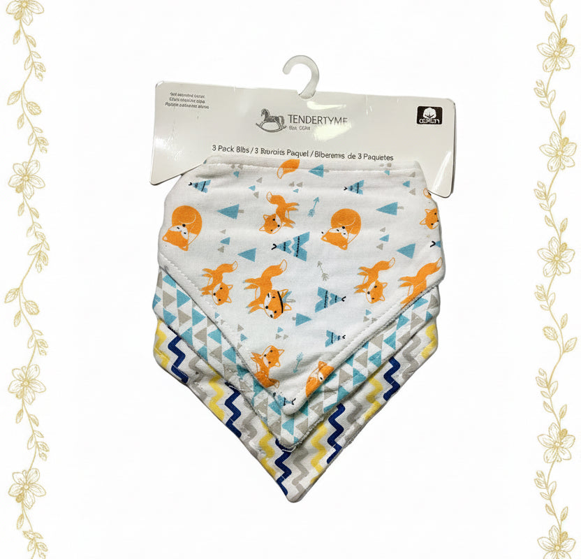 Tendertyme 3 Pack Bibs