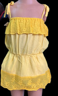 Pinafore Girl's Gown with nippy pant