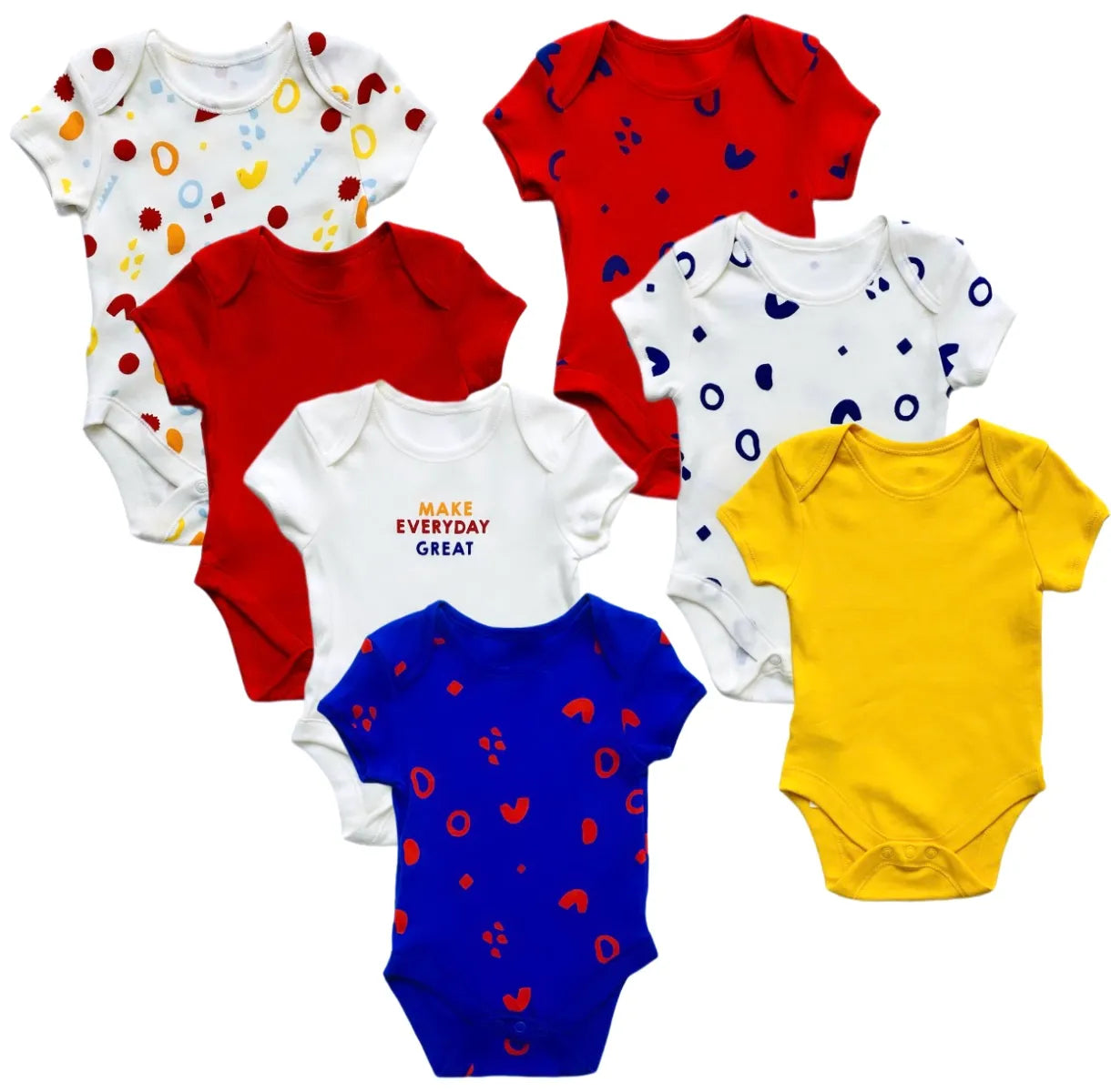 Primark 7in1 Baby BodySuits(New born)