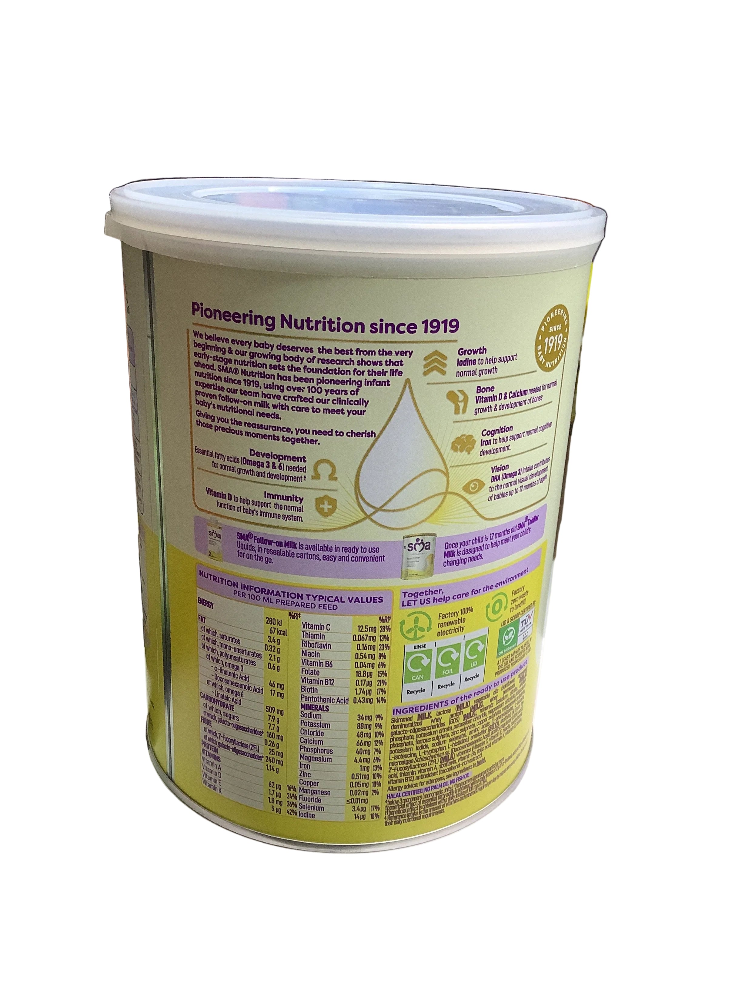 SMA Pro Follow On Milk Stage 2 (Foreign-800g)6m+