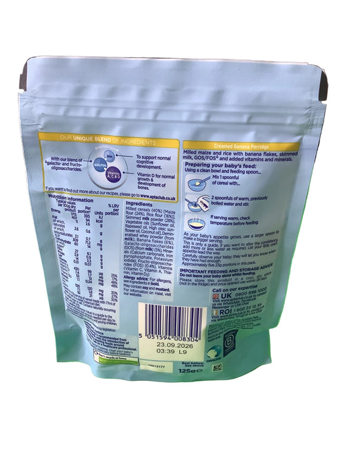 Aptamil Creamed Banana Porridge(125g) 4-6months