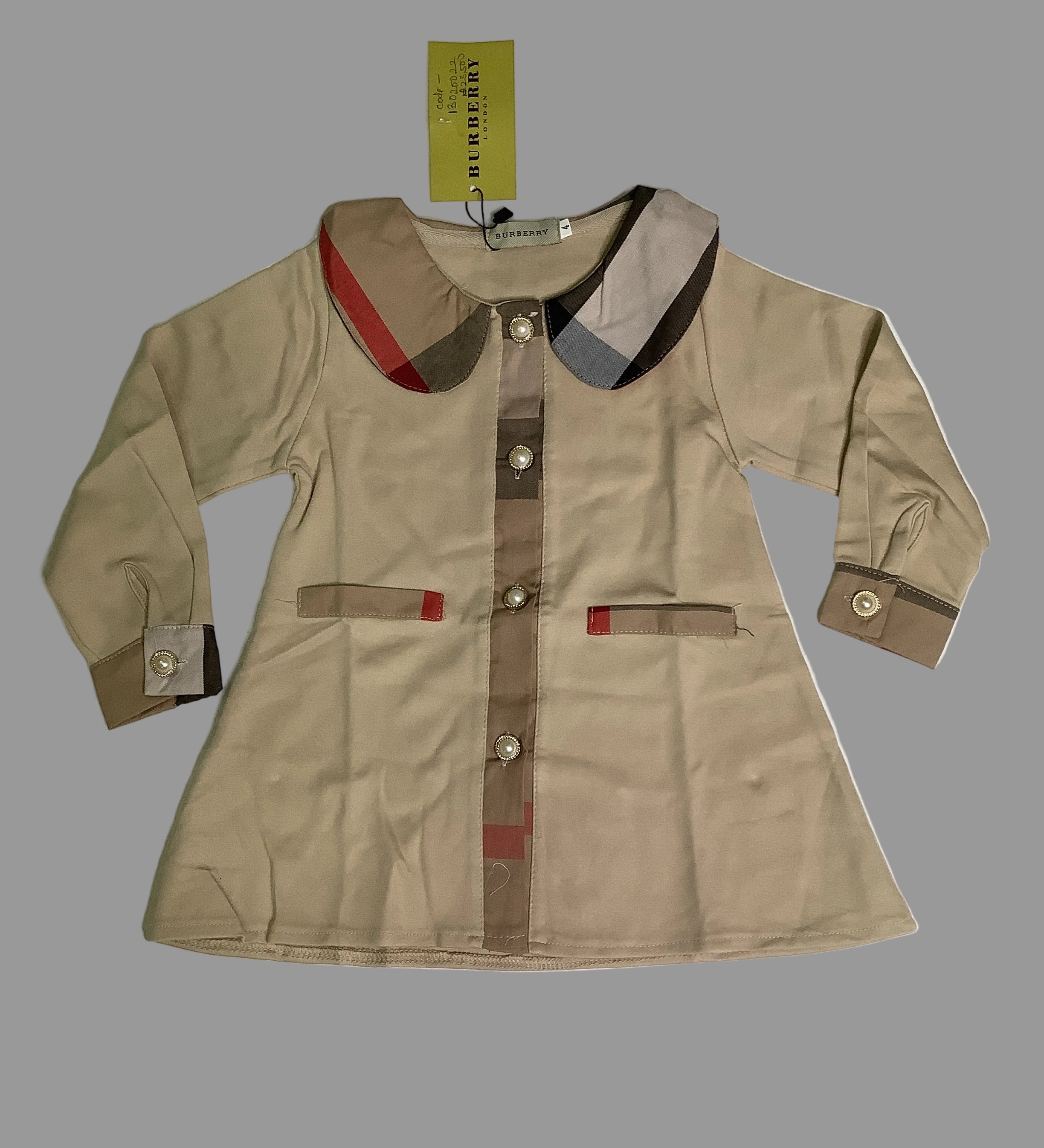 Burberry Baby Girls Gown