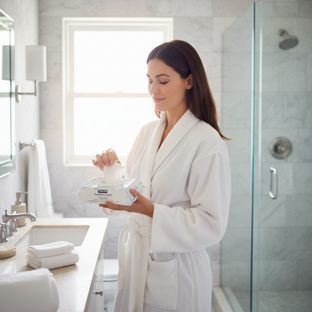 Kirkland Signature Flushable Wipes.