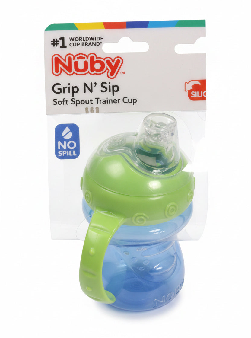 NUBY Grip N’ Sip Soft Spout Trainer Cup 4m+ (240ml)