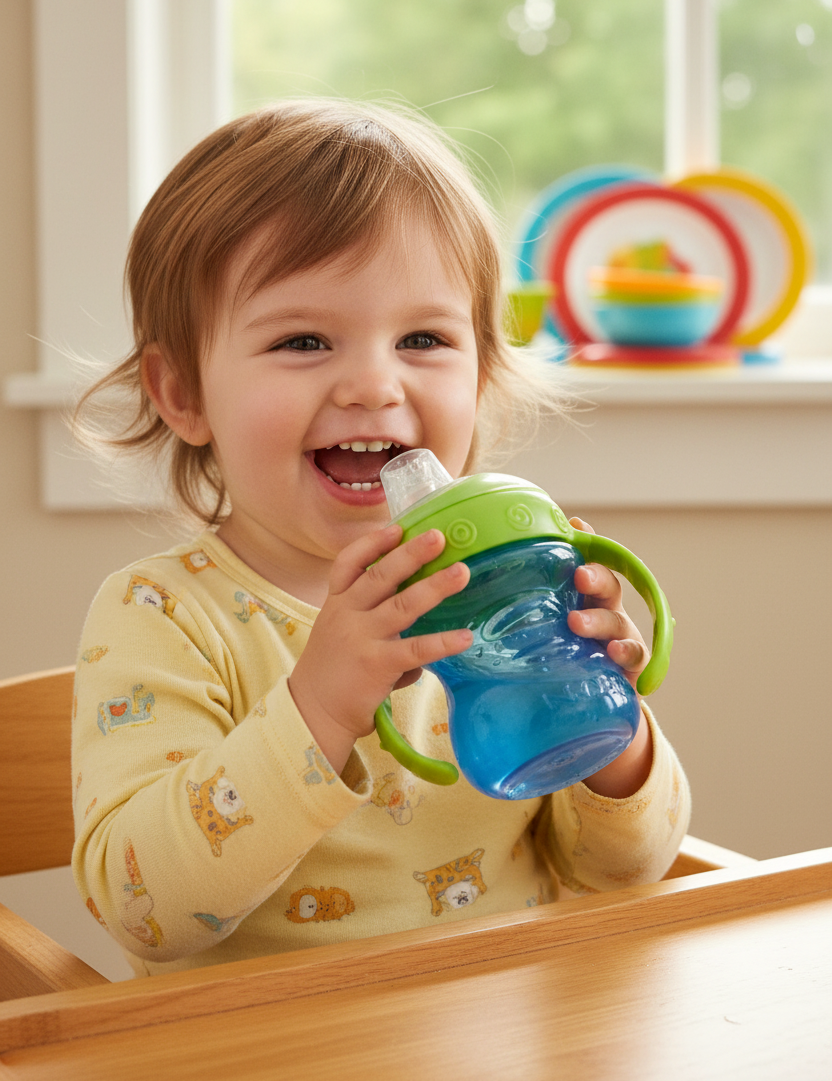 NUBY Grip N’ Sip Soft Spout Trainer Cup 4m+ (240ml)
