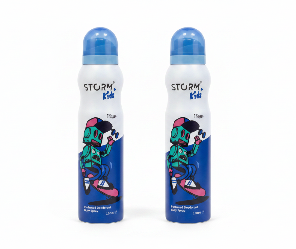 Storm Kids Player Perfumed Deodorant Body Spray 150ml