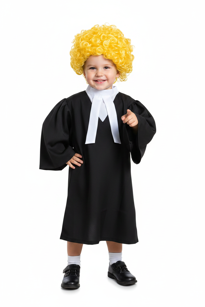 Lawyer Robe Kids Career Day Costume