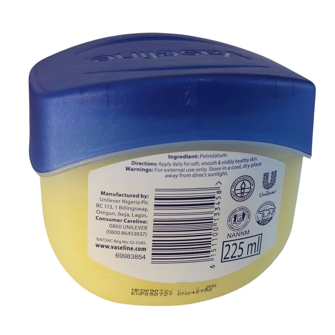 Vaseline BlueSeal Pure Petroleum Jelly (225ml)