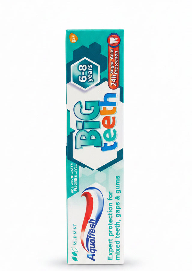 Aquafresh Big Teeth Toothpaste 50ml (6-8Yrs)