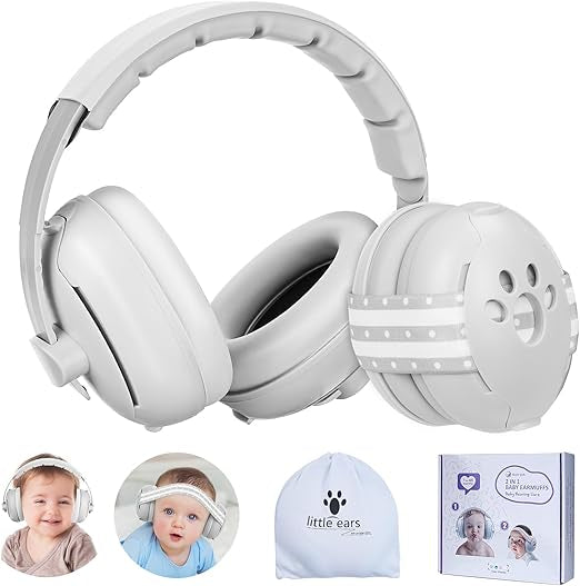 2in1 Baby Earmuffs 1-48months