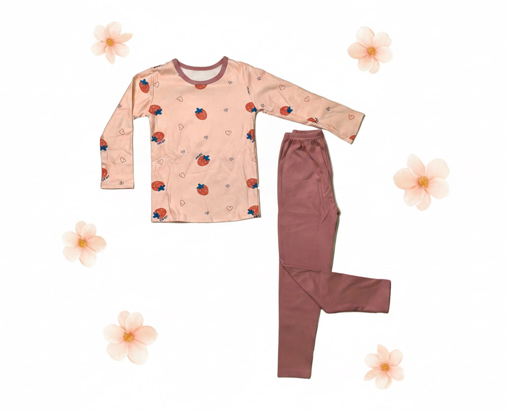 YFL Classic Fashion Girls Pyjamas