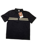Yoyo Best  Quality Clothing Boy's Black Polo Shirt.