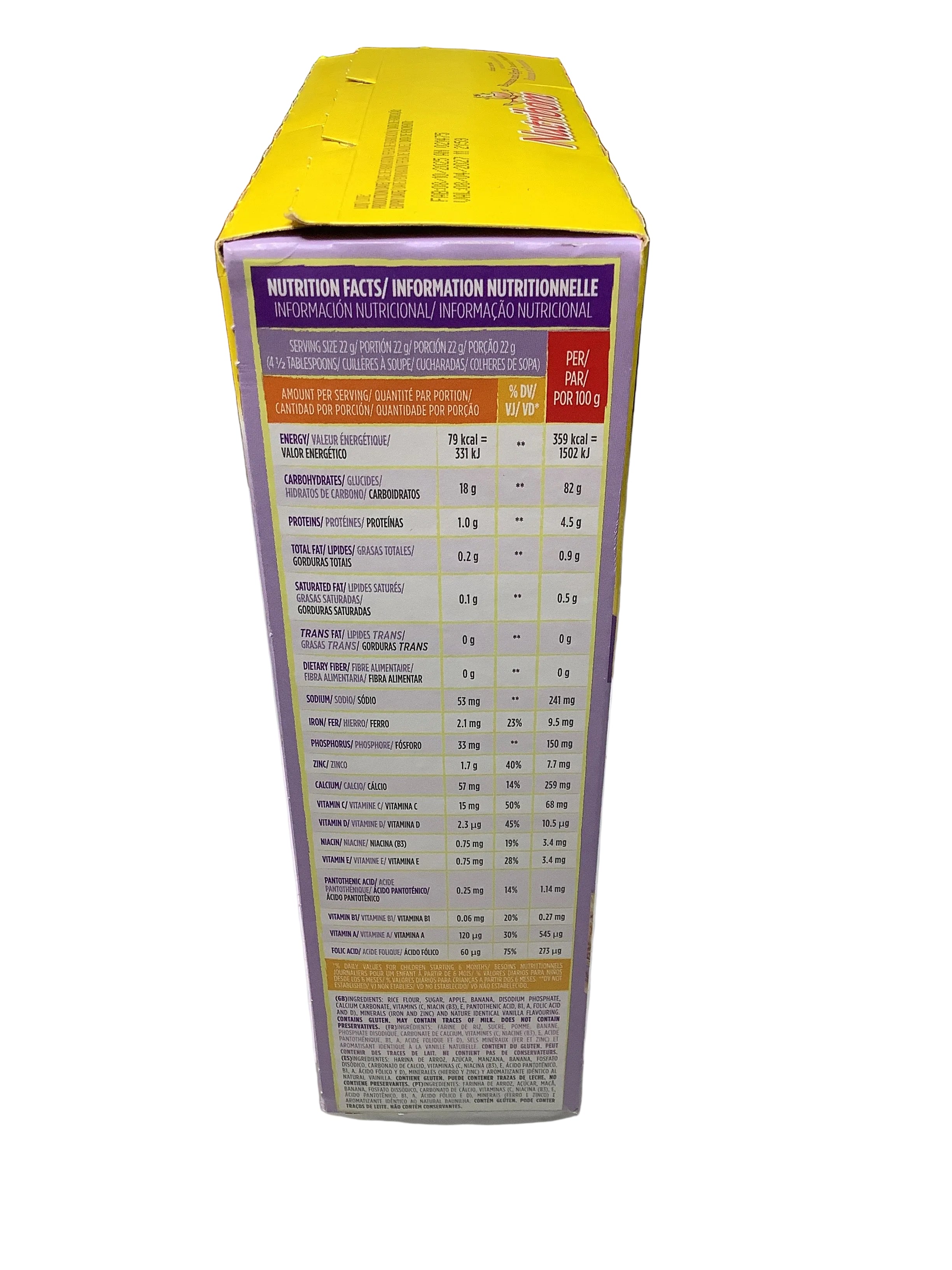 Nutribom Banana and Apple Baby Cereal(350g)