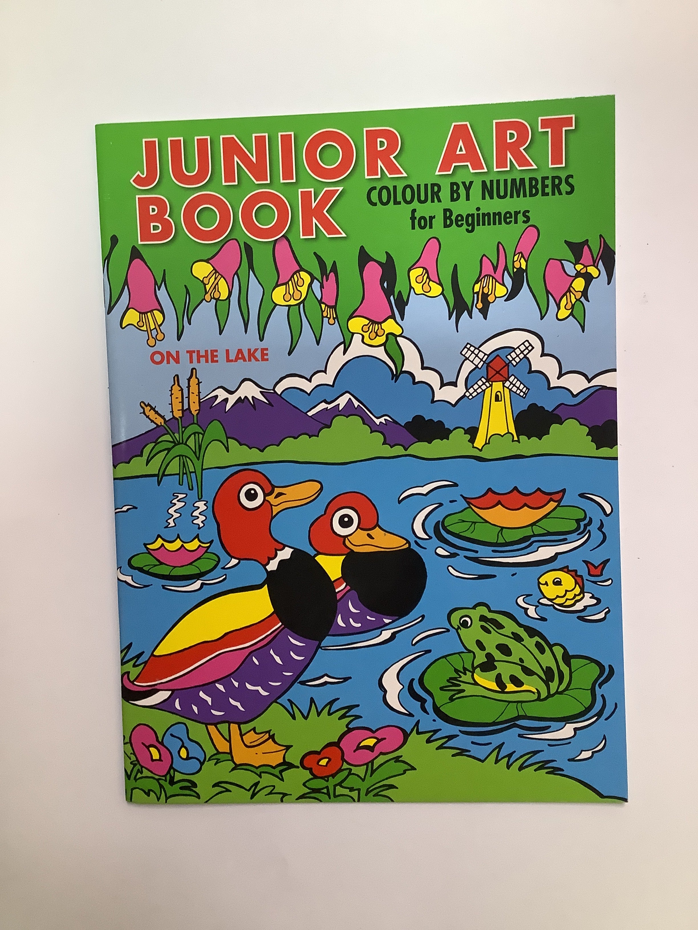 Junior Art Book Colour By Numbers For Beginners (On The Lake).