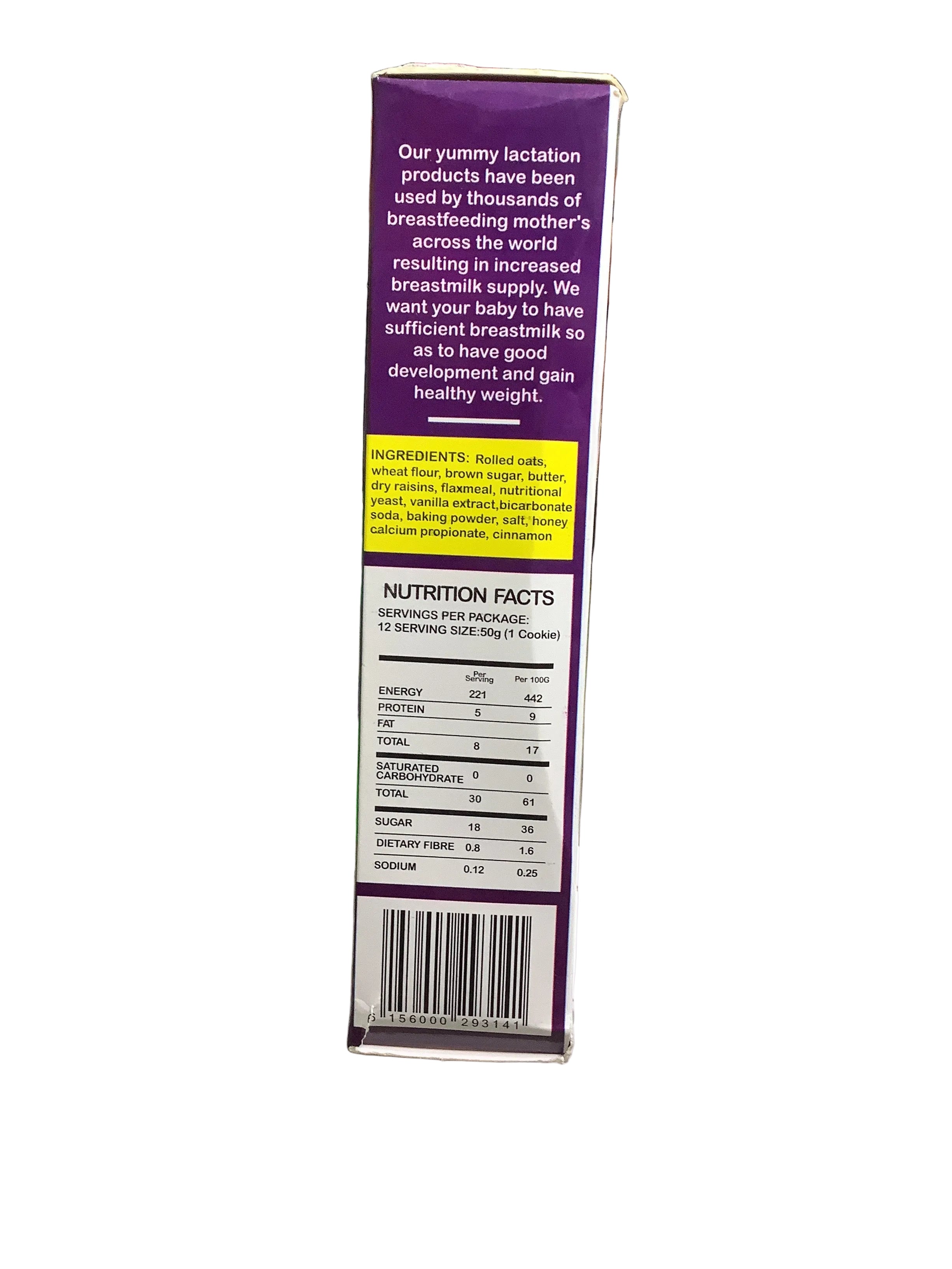 Breastfeeding Cookies Raisin 600g