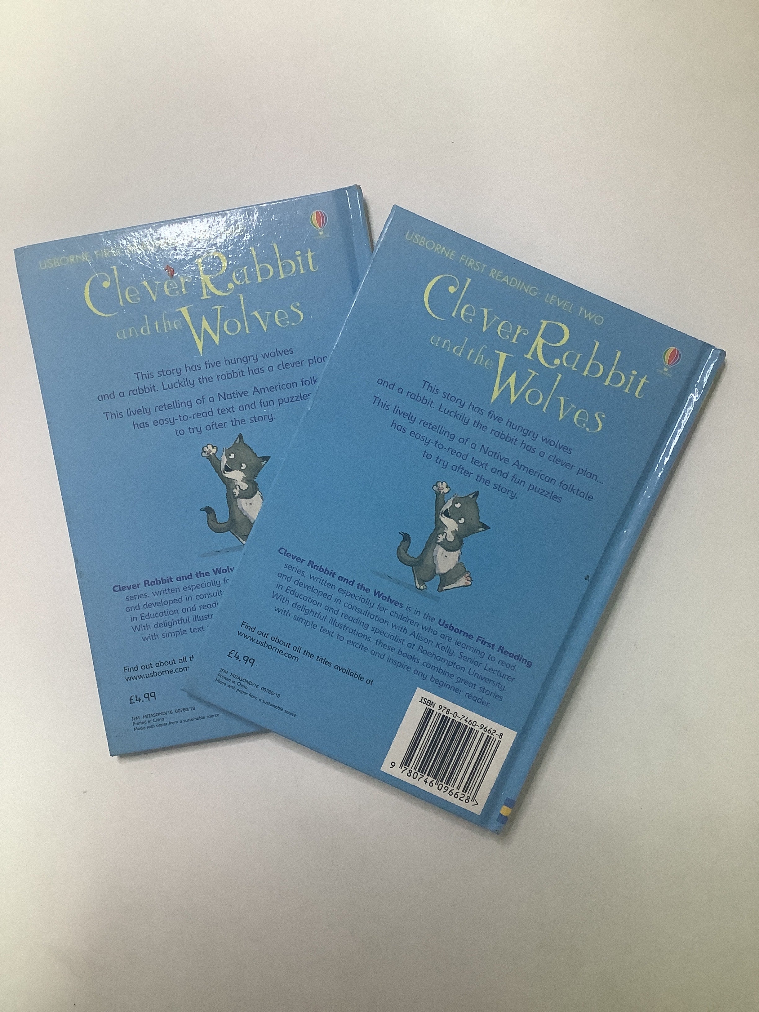 Usborne first reading (Clever Rabbit and The Wolves)
