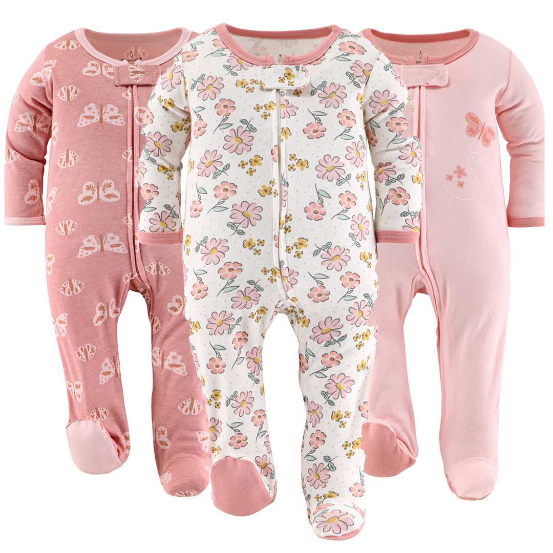 George 3in1 Baby SleepSuit Scratch Mitts And Lined Feet(3-6months)