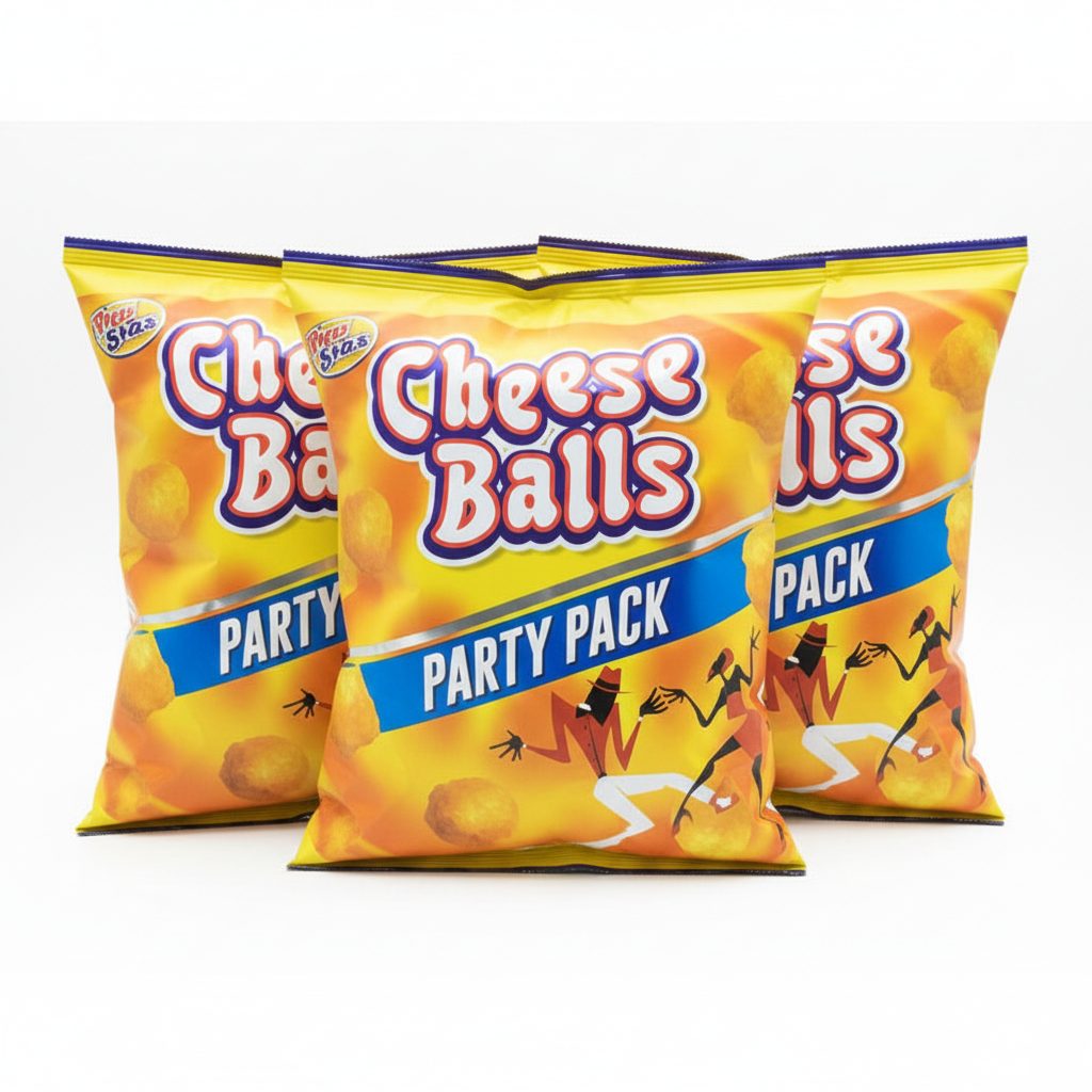 Fun Snax Cheese Balls Party Pack (90g).