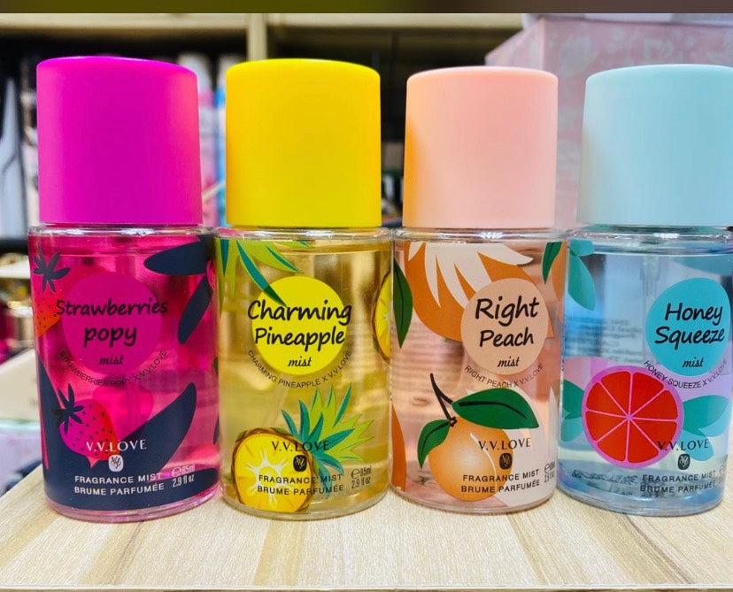 Right Peach Mist (V.V.Love Fragrance Mist (85ml).