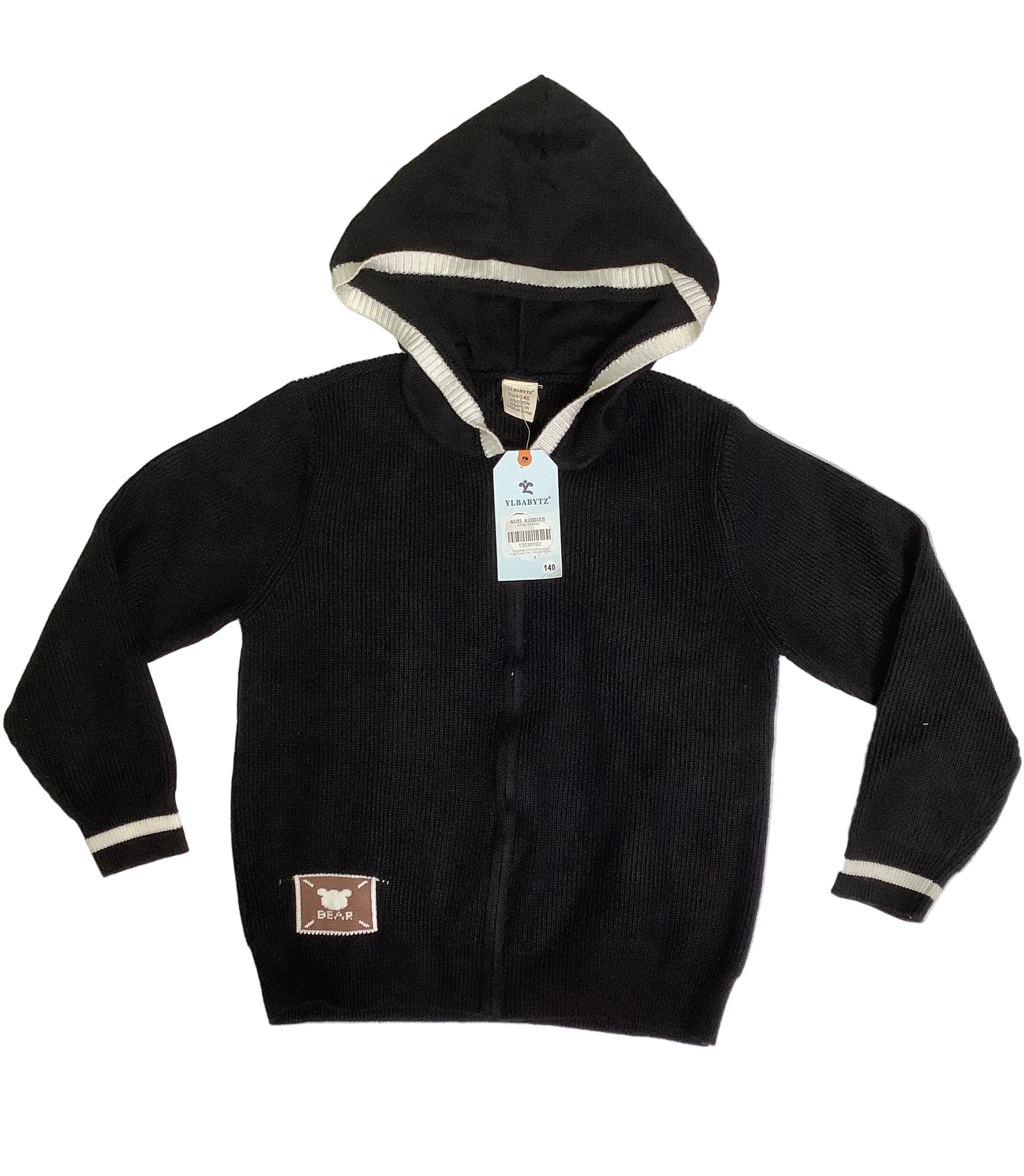 Ylbabytz Bear Baby Unisex Sweater.