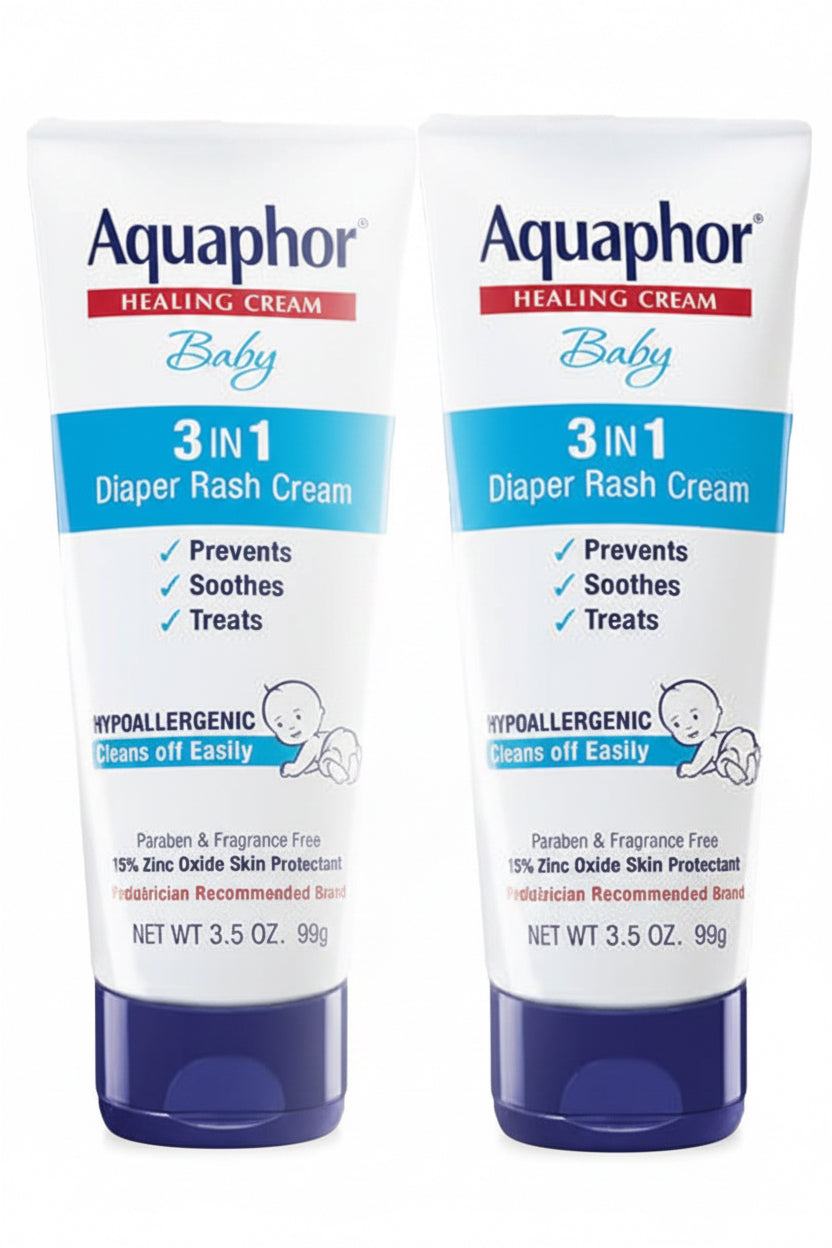Aquaphor Healing Cream Baby 3 in 1 Diaper Rash Cream (99g).