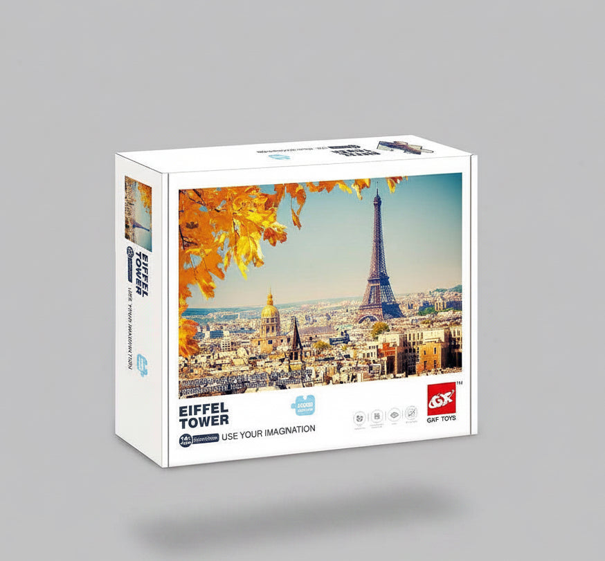 Eiffel Tower Puzzle 14yrs+ (50cm x 70cm)