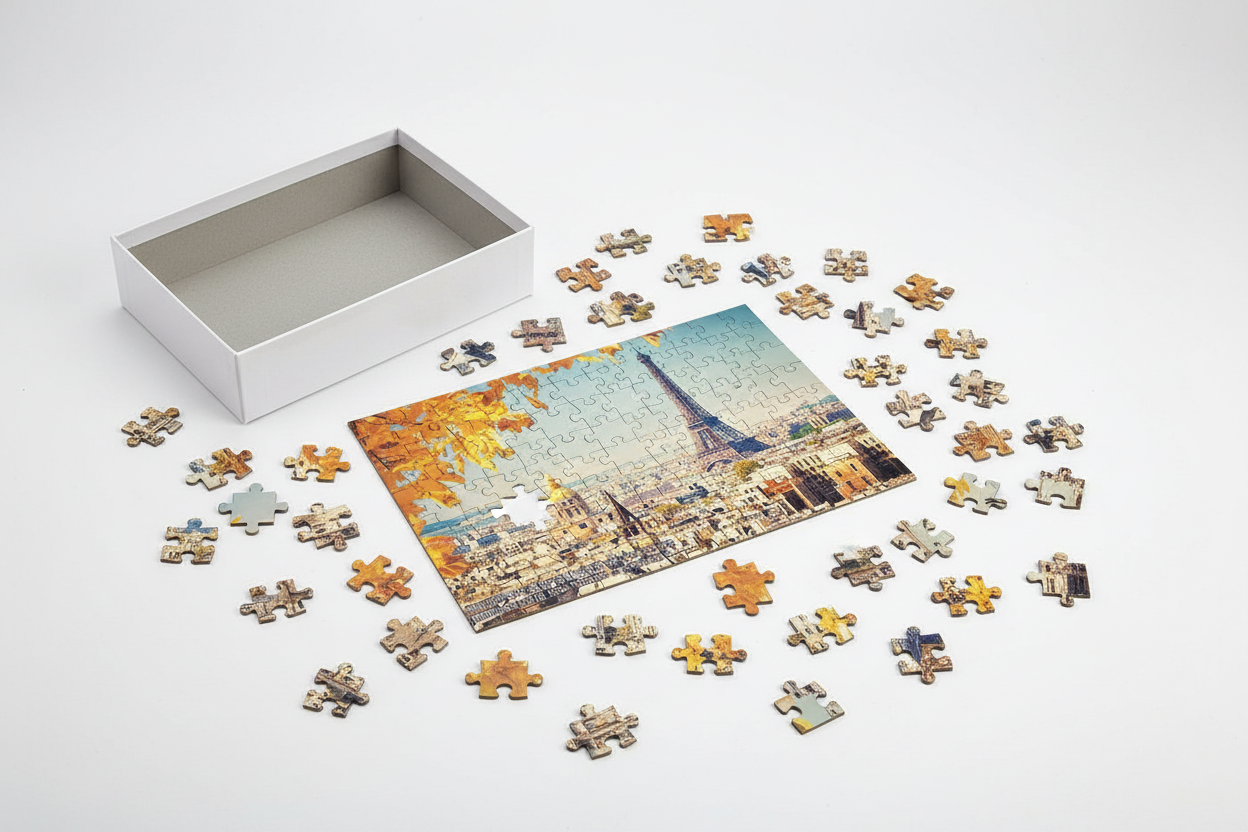 Eiffel Tower Puzzle 14yrs+ (50cm x 70cm)
