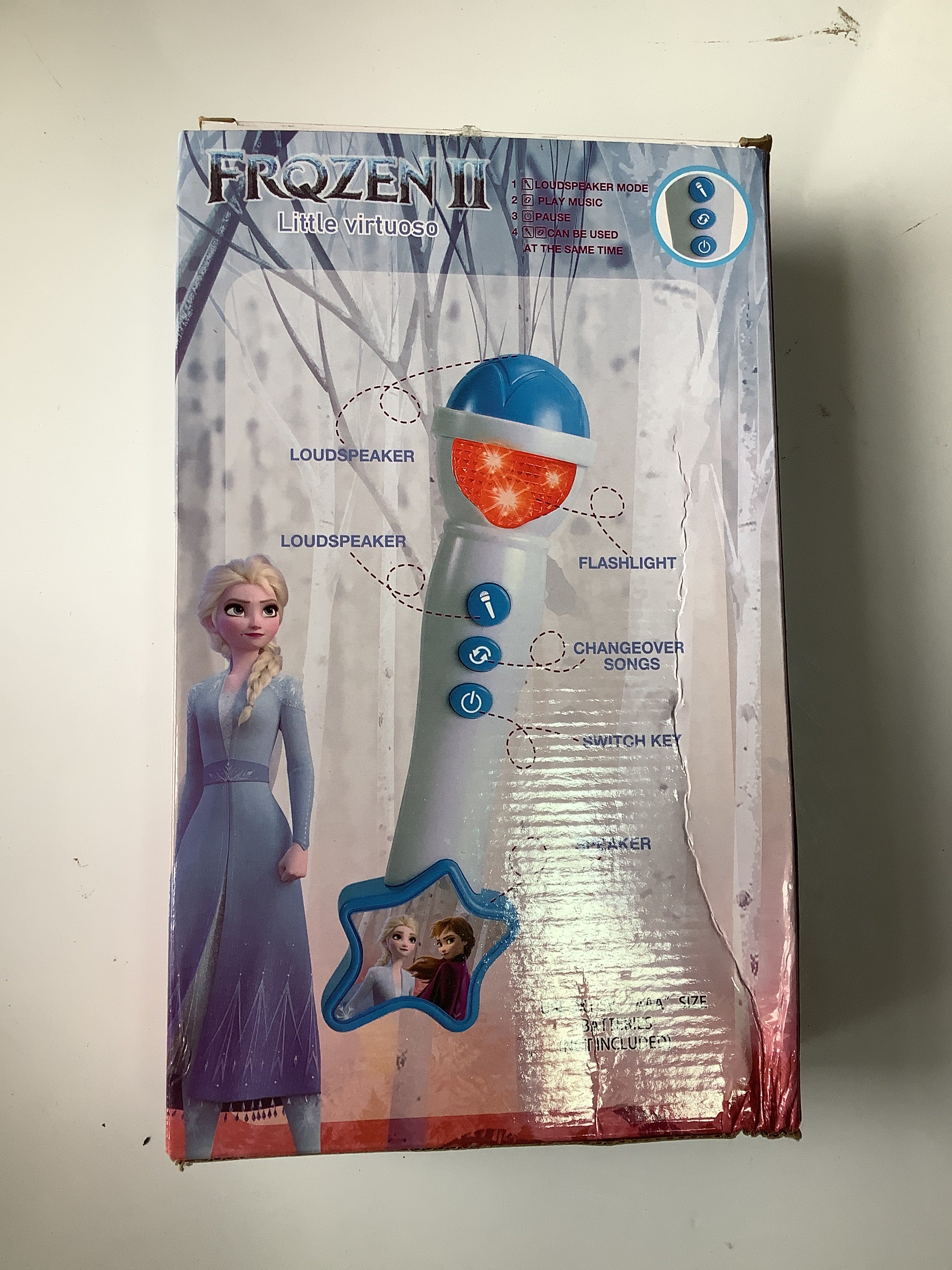 Frozen little virtuoso music microphone 3+