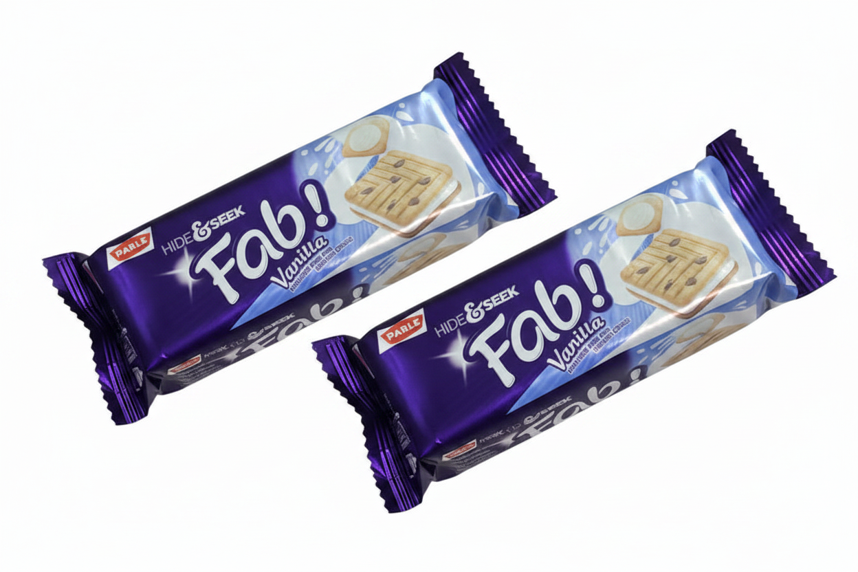 Parle Fab Vanilla Biscuits 100g