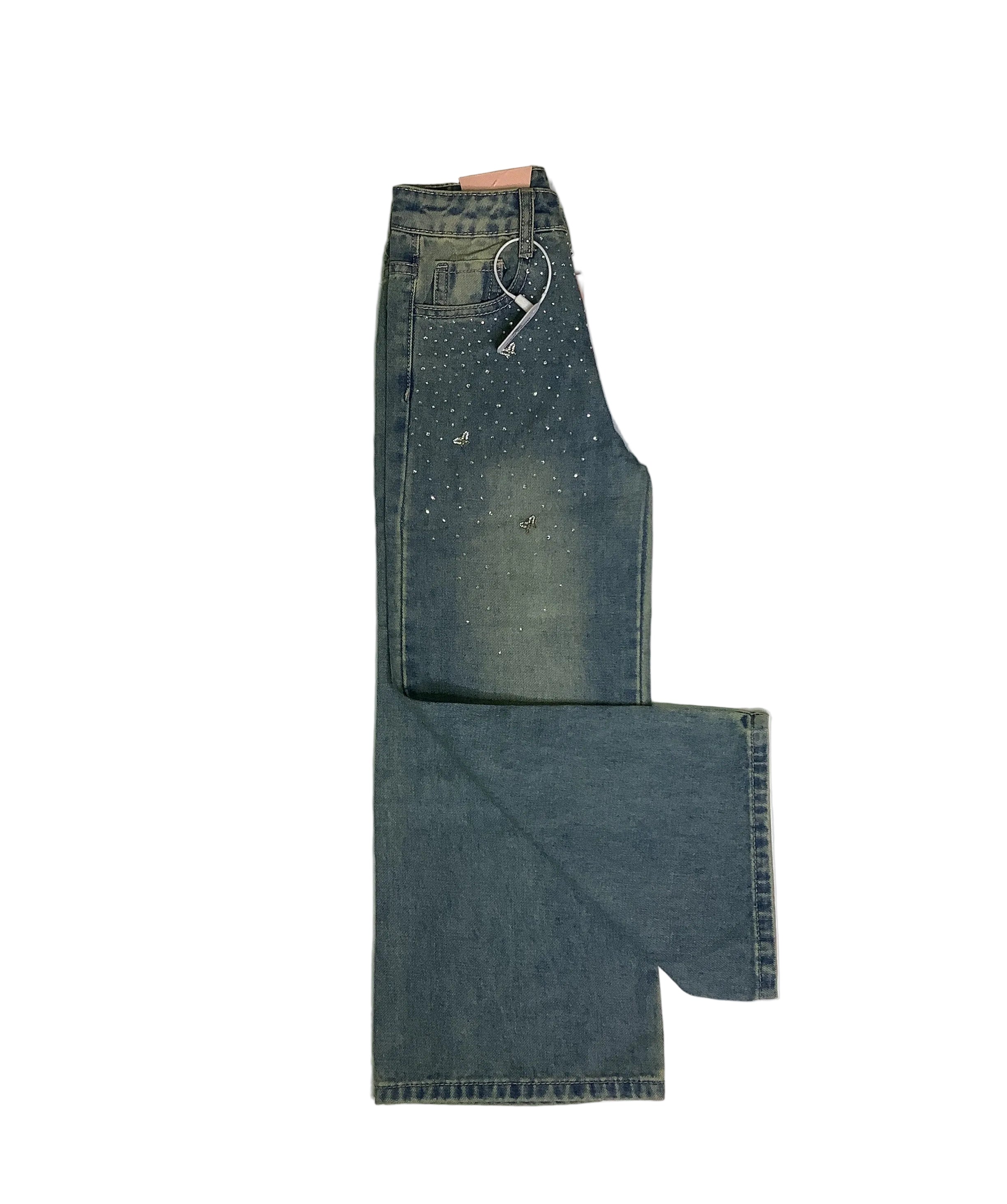 Gold Frog Design Vogue Jean Trouser.