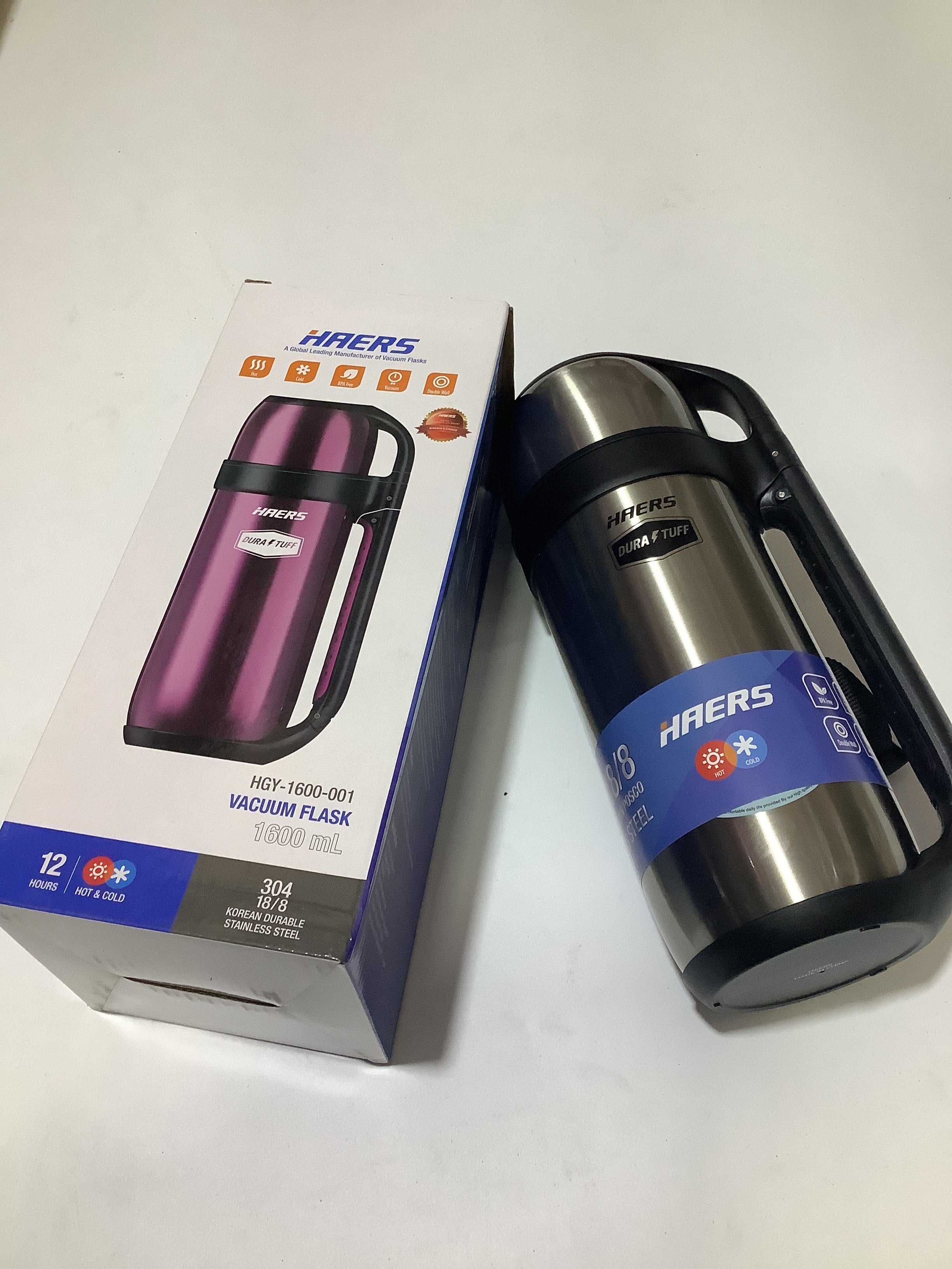 Haers HGY-1600-001 Vacuum Flask 1600ml.