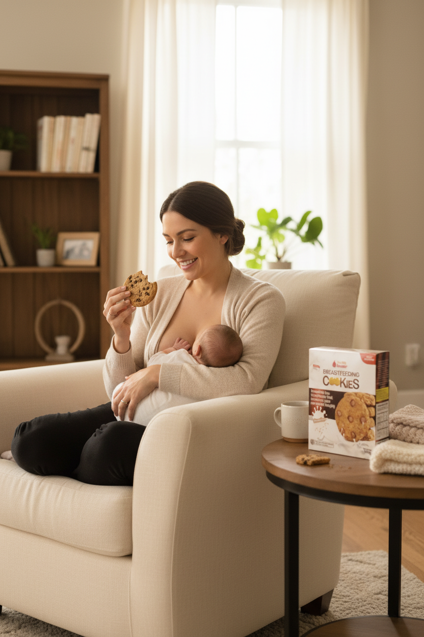 The Milk Booster Breastfeeding Cookies Chocolate 600g.
