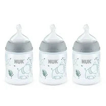 NUK smooth flow anti-colic bottle feeding bottle 300ml(3 bottles 0m+)