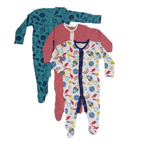 Wonder Baby 3in1 Overall Sleep suits (3-6months)